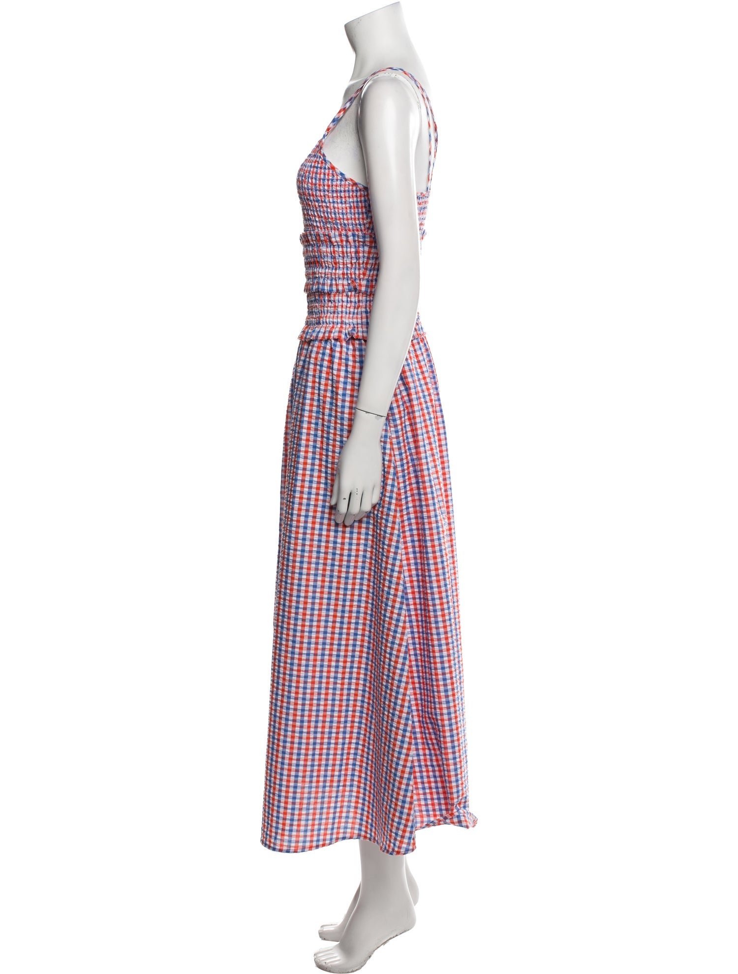 Hunter Bell Plaid Print Long Dress w/ Tags